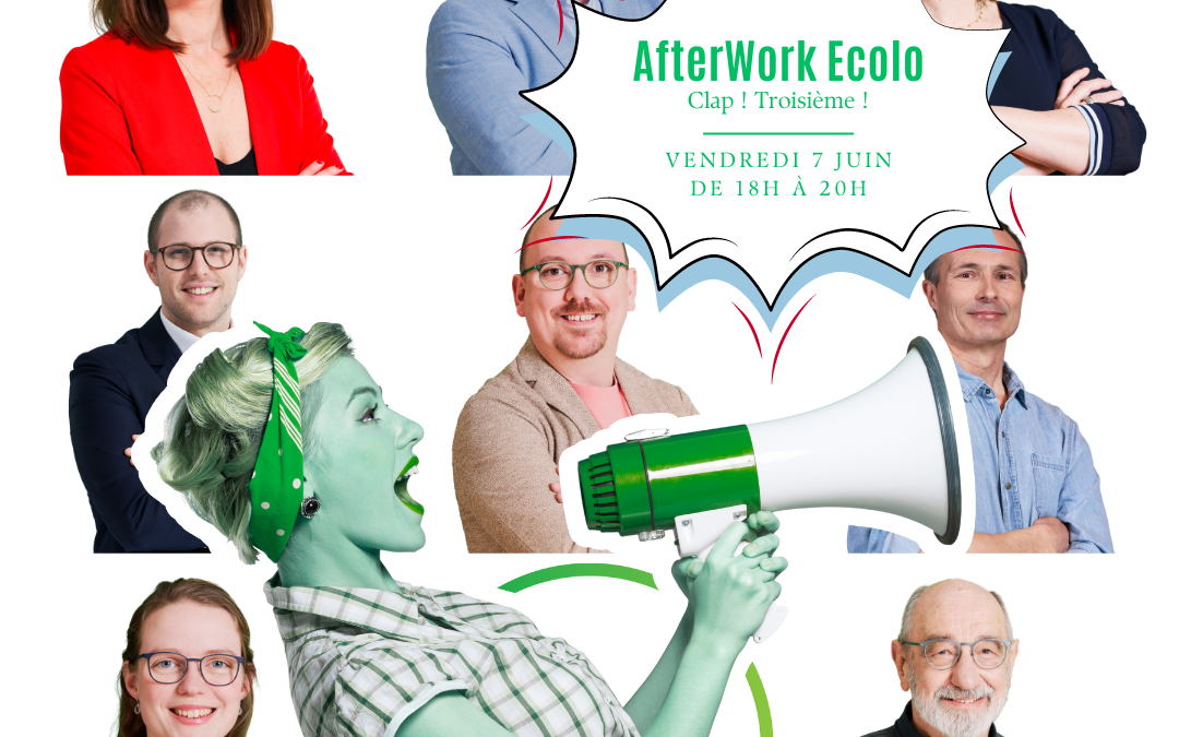 AFTERWORK ECOLO TOURNAI – JEUDI 7 JUIN – LOCAL ECOLO
